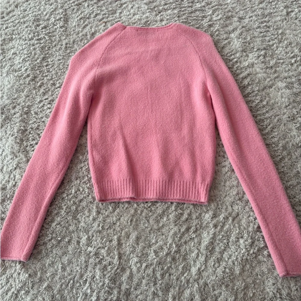 Pink Zara Women's Sweater - Picture 2 of 2